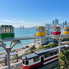 Romantic Coastal Ride: Haeundae Blueline Park Beach Train in Busan